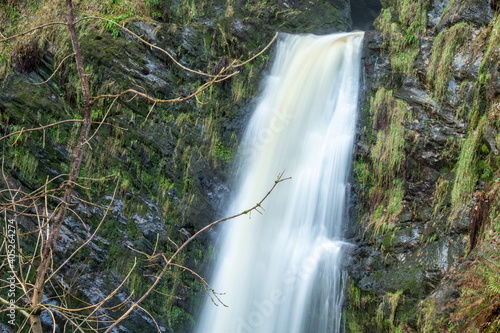 Waterfall  Pistyll Rhaeadr in wales 73m hight