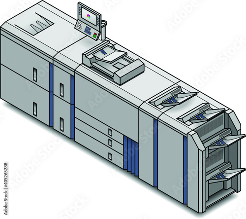 A large digital press/copier/scanner/printer/publisher.
