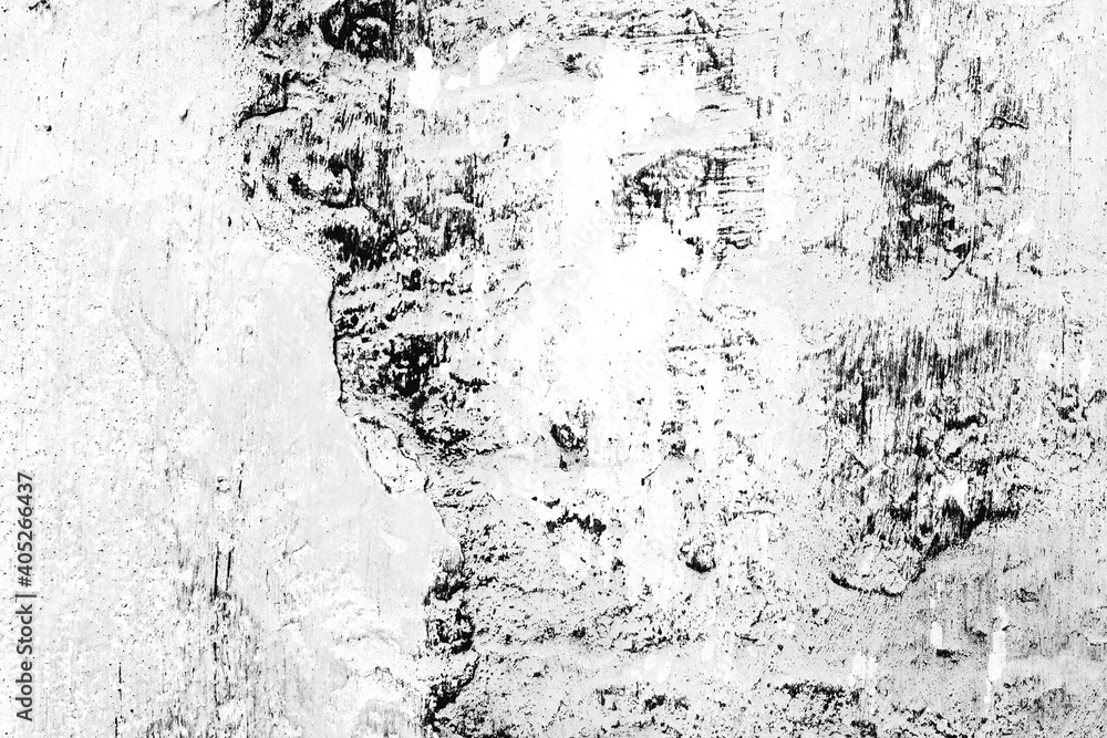 Fototapeta premium Texture of a concrete wall with cracks and scratches which can be used as a background