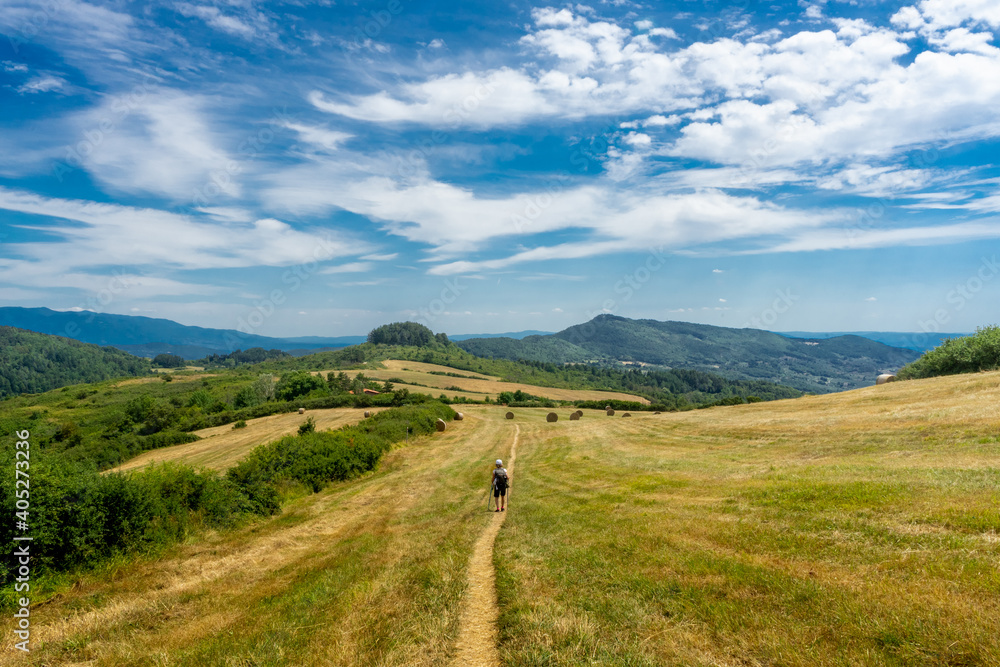 Italy trekking Emilia Romagna, Tuscany