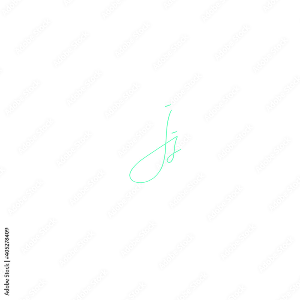 Jj handwritten logo for identity Jj handwritten logo for identity