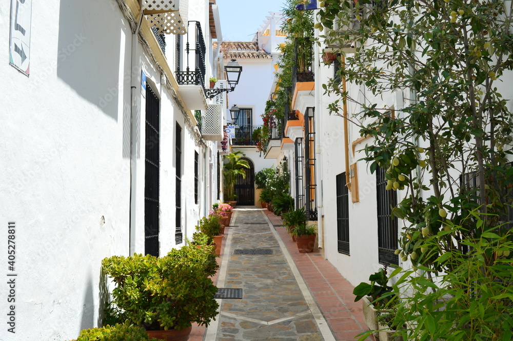 Alley in Malaga, Spain