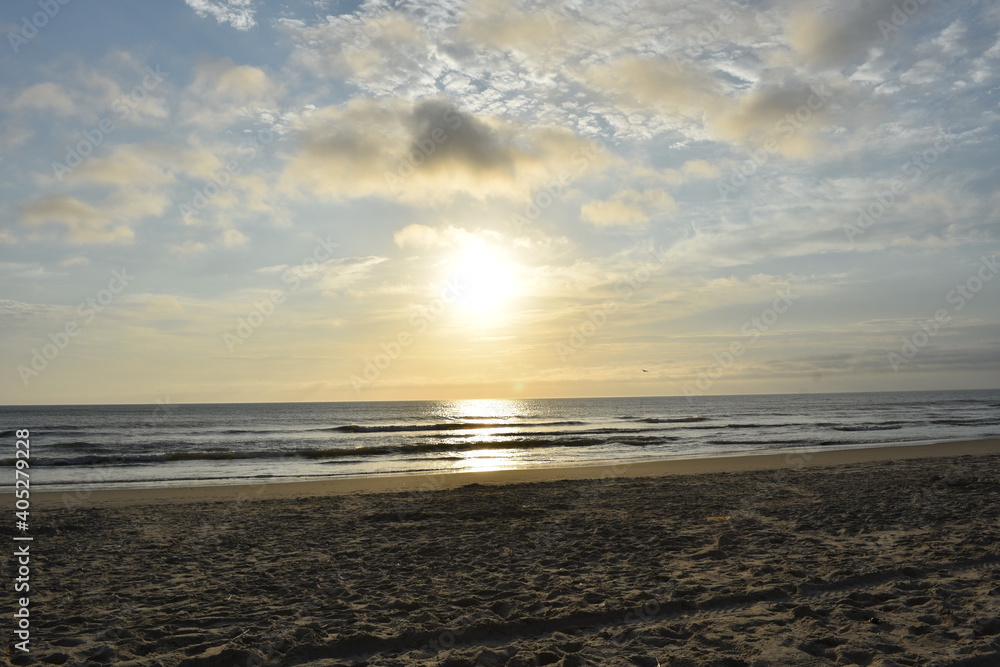 Sun and Clouds at the beach