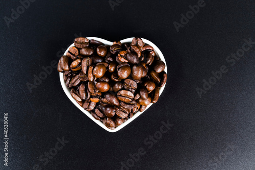 roasted coffee beans © rsooll
