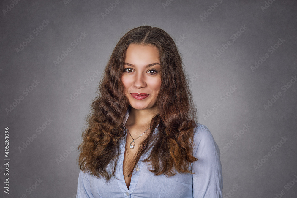 Portrait of a cute attractive young woman Portrait of a cute attractive young woman