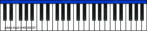 Keys from an electronic keyboard / digital piano.