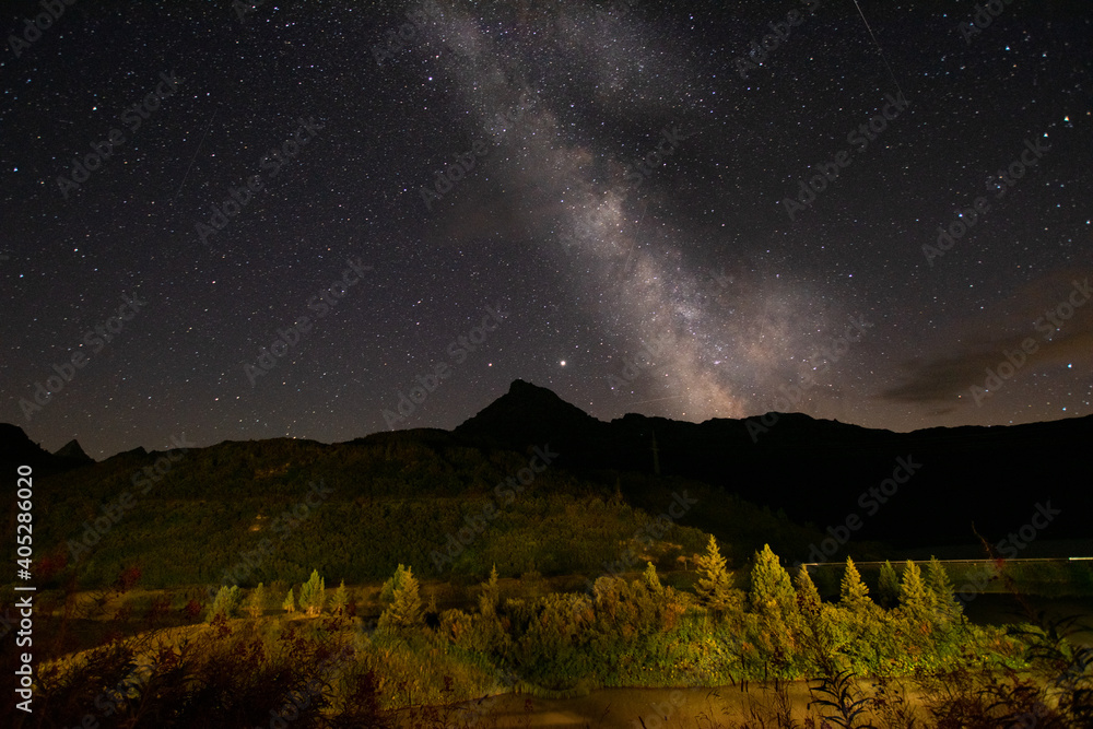 milkyway in the alps (Montafon, Vorarlberg, Austria) milkyway in the alps (Montafon, Vorarlberg, Austria)