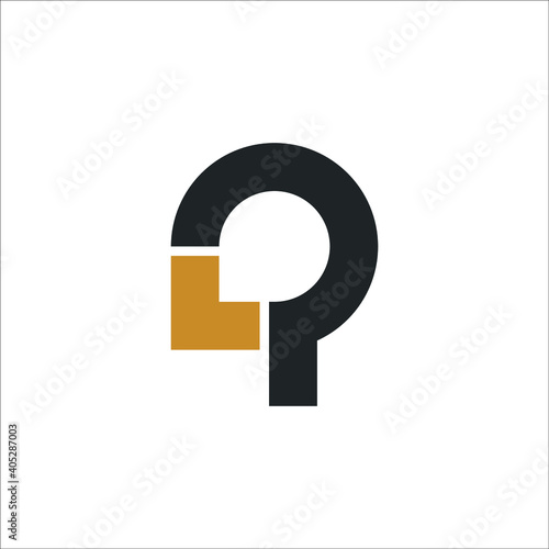 Initial lp letter logo with creative modern business typography vector template. Creative abstract letter pl logo design.