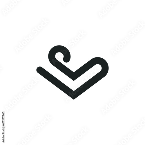 Initial lp letter logo vector template design. Linked letter pl logo design.