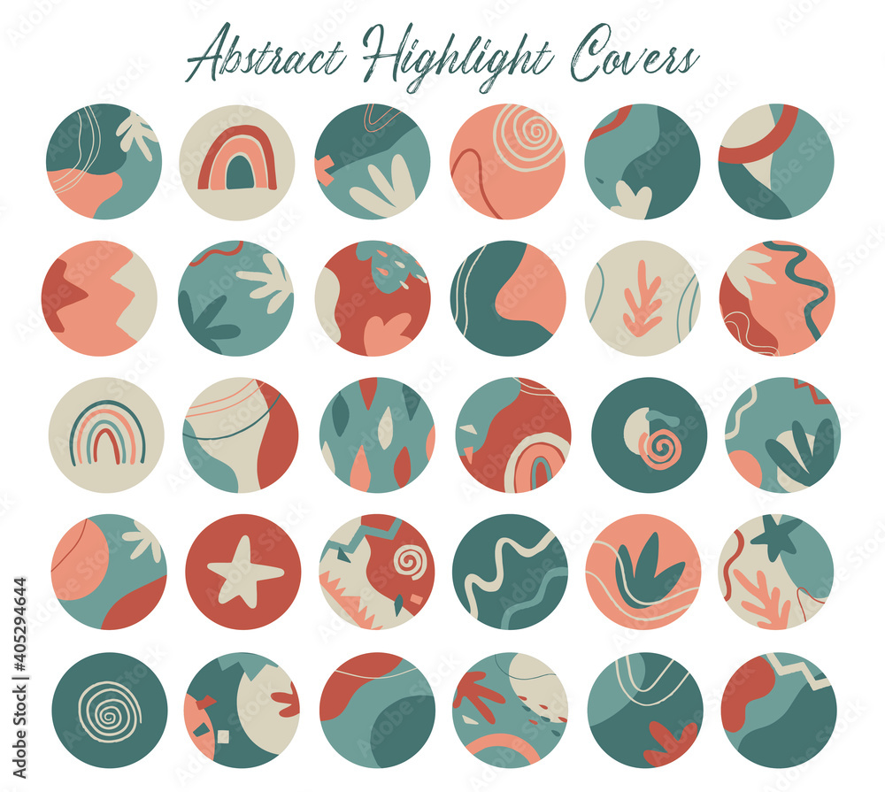 set of abstract highlight covers for social media, stickers, icons, prints, etc. set of abstract highlight covers for social media, stickers, icons, prints, etc.