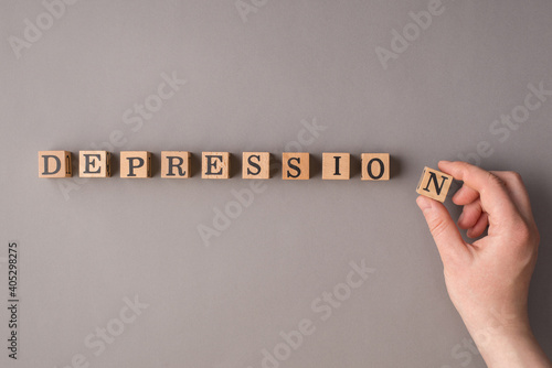 Photography Depression expressing concept