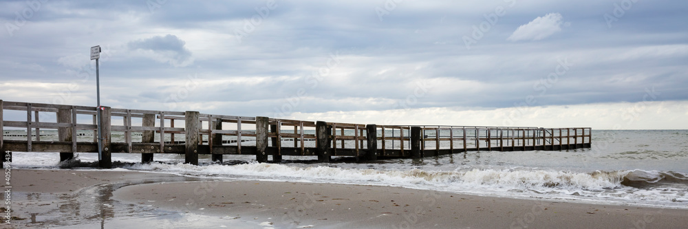 Pier, Kühlungsborn, Baltic Sea, Mecklenburg-West Pomerania, Germany, Europe