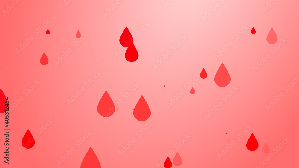 Medical health red blood drop pattern background. Abstract healthcare for World Blood Donor Day. Medical health red blood drop pattern background. Abstract healthcare for World Blood Donor Day.
