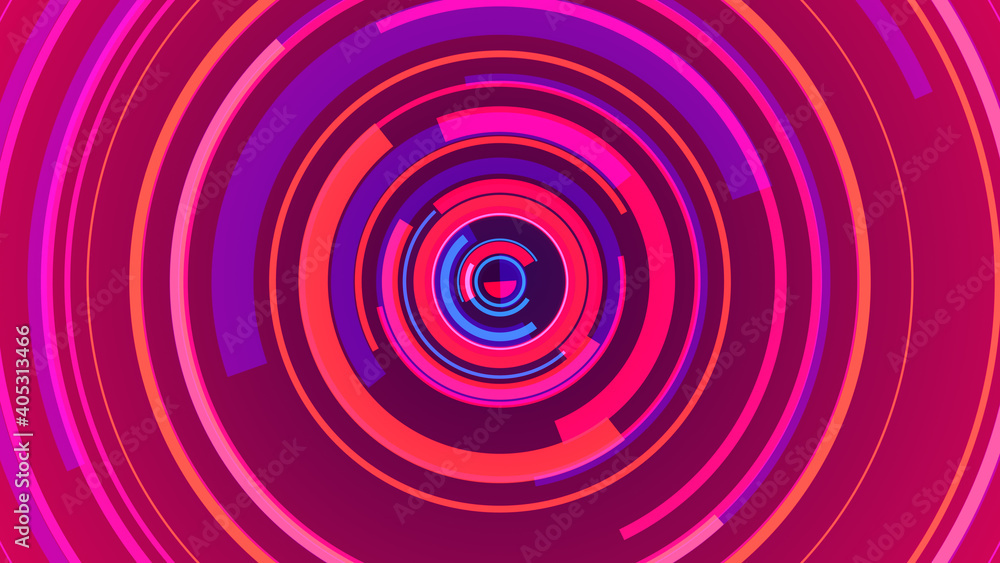 Circle pink neon lines technology Hi-tech blue background. Abstract graphic digital future concept design. Circle pink neon lines technology Hi-tech blue background. Abstract graphic digital future concept design.