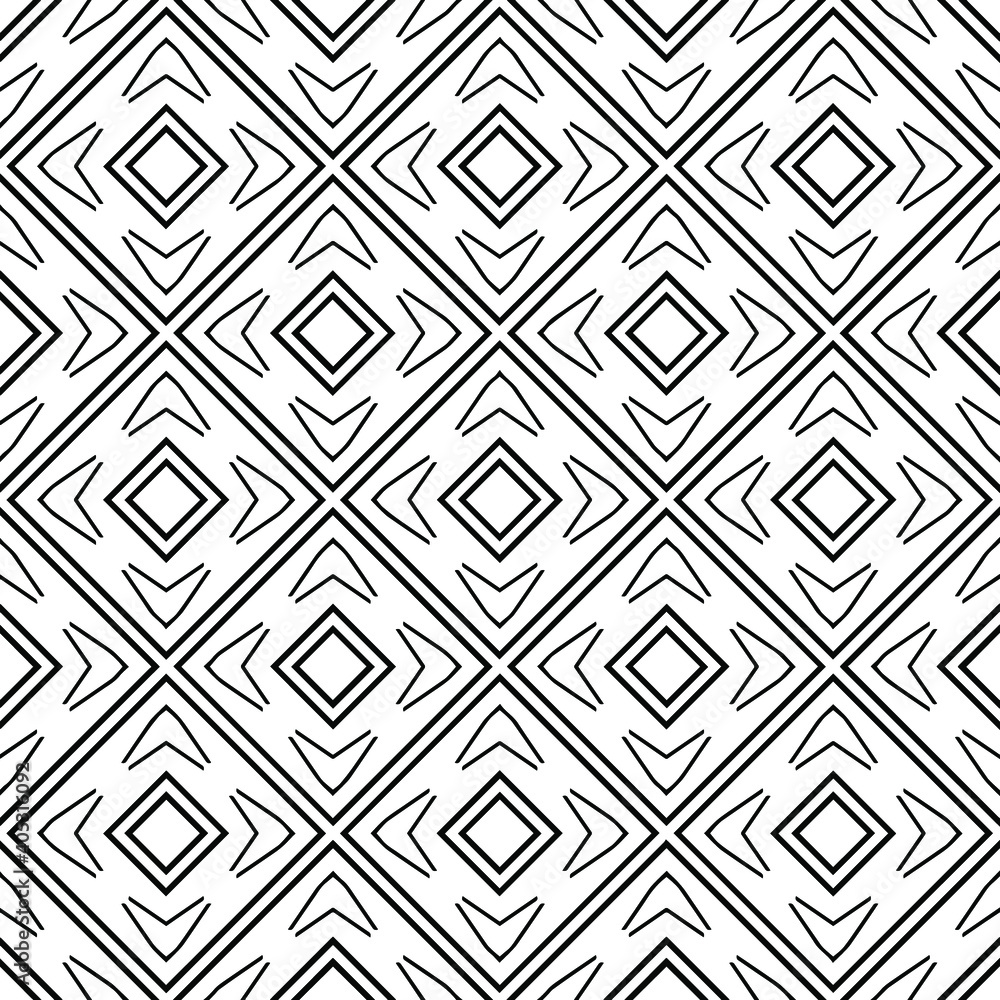 Black and white texture. Abstract seamless geometric pattern.
Black and white texture. Abstract seamless geometric pattern.