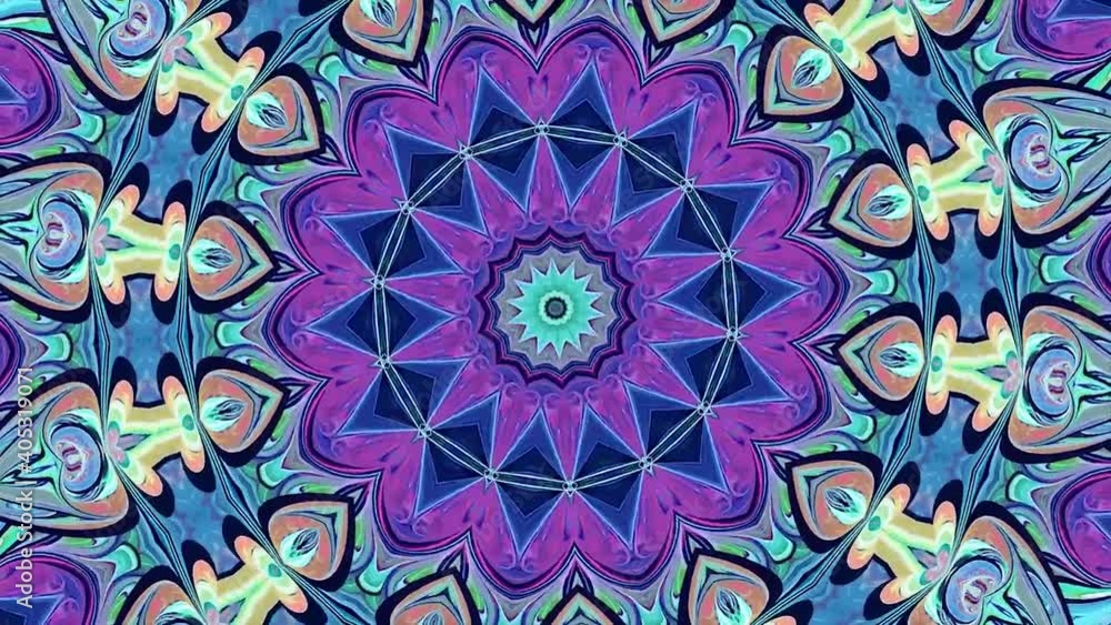Abstract kaleidoscope background. Unique mandala design Abstract kaleidoscope background. Unique mandala design