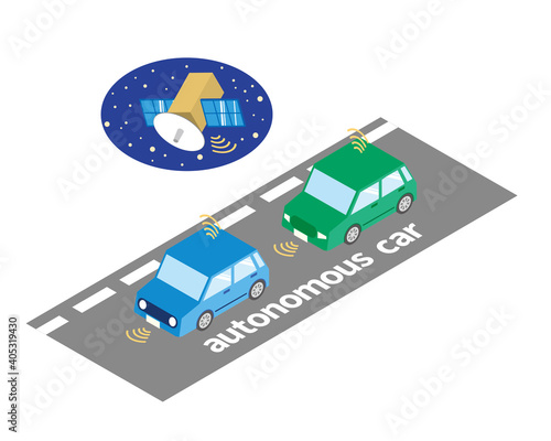 自動運転のイメージイラスト