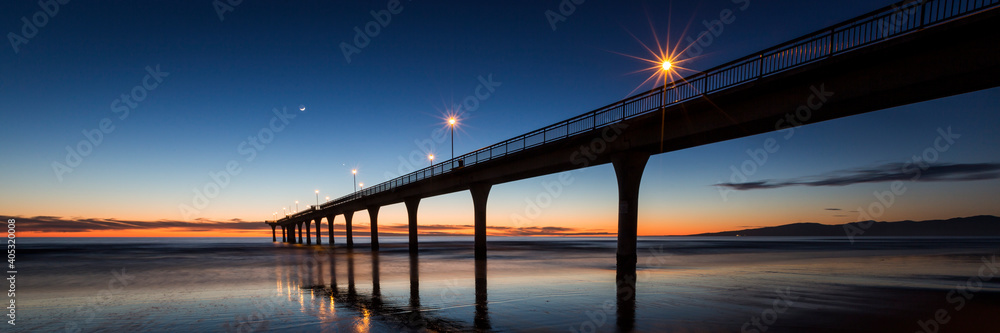 Sunrise Pier in New Zealand
