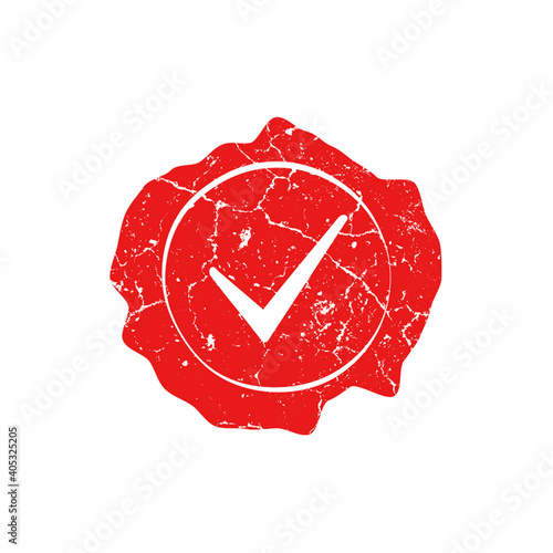 Stamp Distressed CheckMark 7