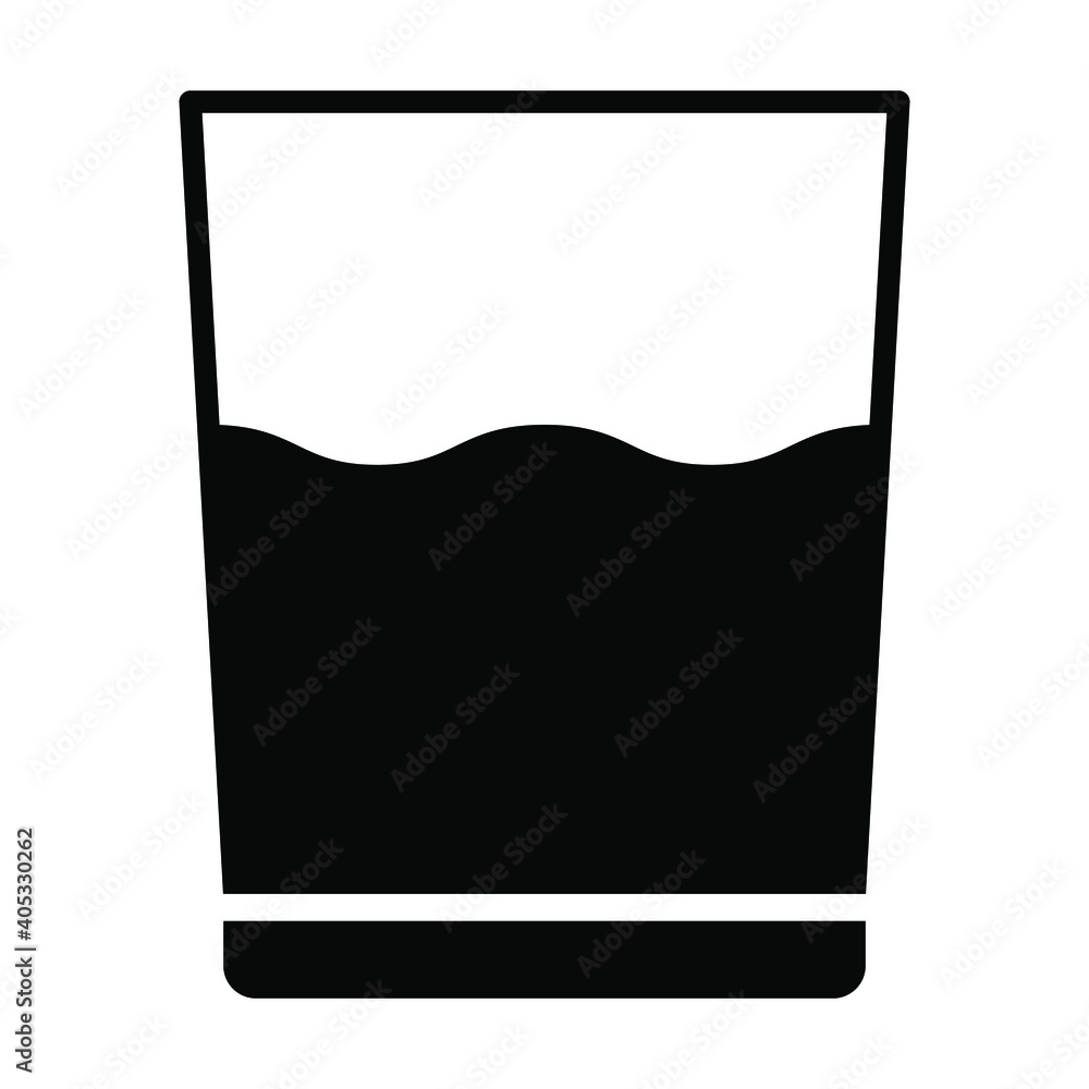 glass water, drink icon vector glass water, drink icon vector