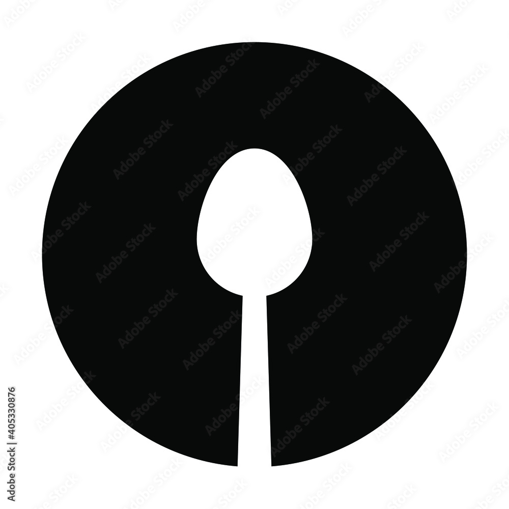 spoon icon, cutlery restaurant kitchen utensil vector spoon icon, cutlery restaurant kitchen utensil vector