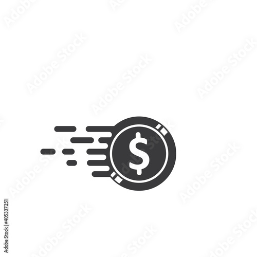 fast money  icon vector illustration