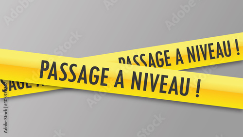 Logo passage à niveau.