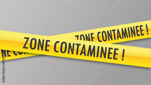 Logo zone contaminée.