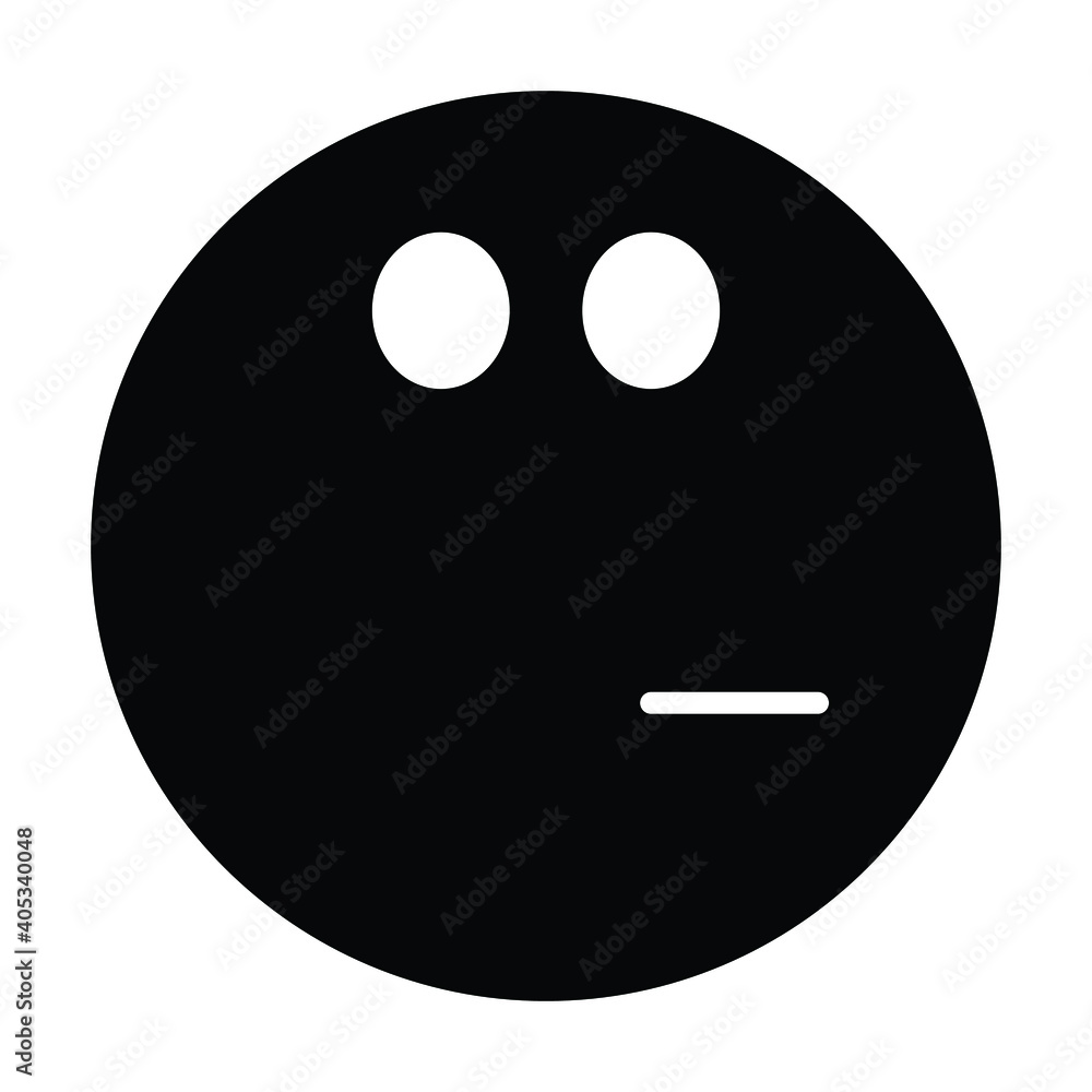 Fototapeta premium sad, happy, moody, surprised, angry, smile emoticon smiley icon vector