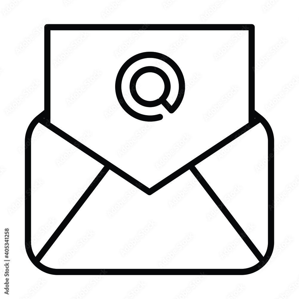 envelope mail message icon vector envelope mail message icon vector