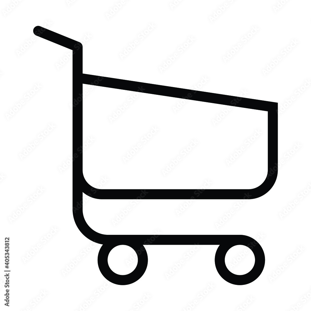 shopping cart icon vector shopping cart icon vector