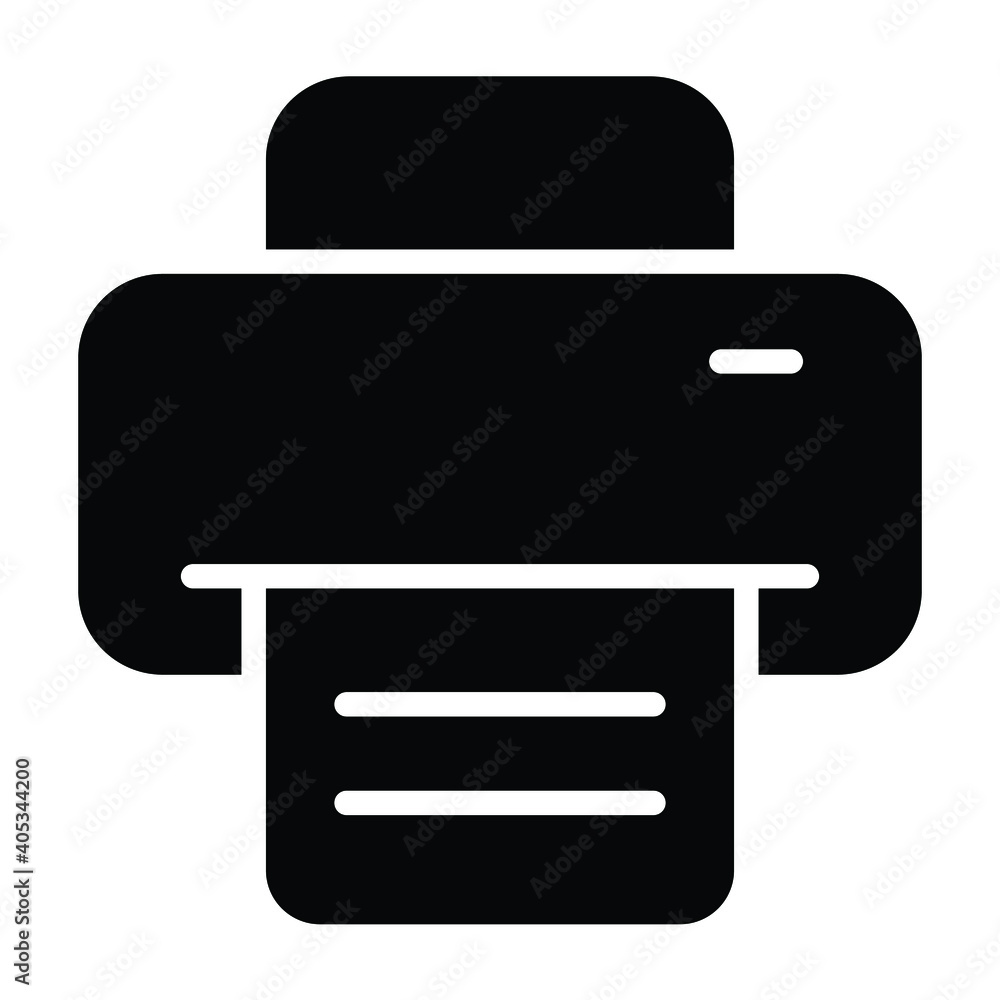 printer icon vector printer icon vector