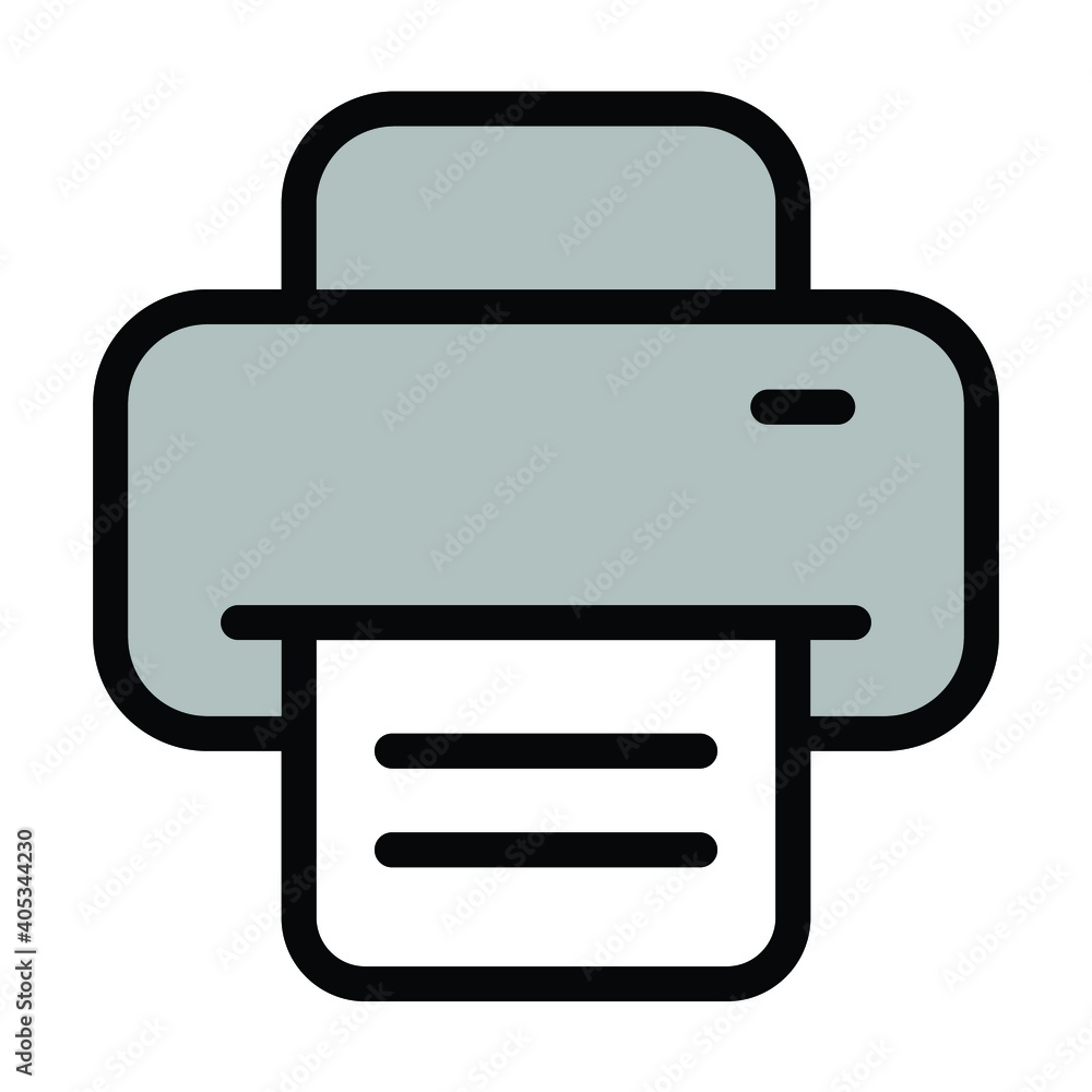 printer icon vector printer icon vector