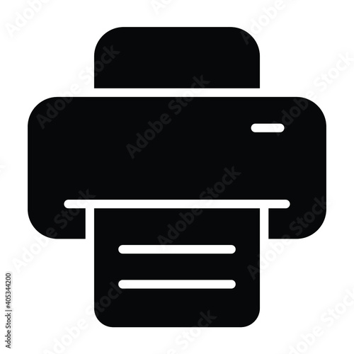 printer icon vector