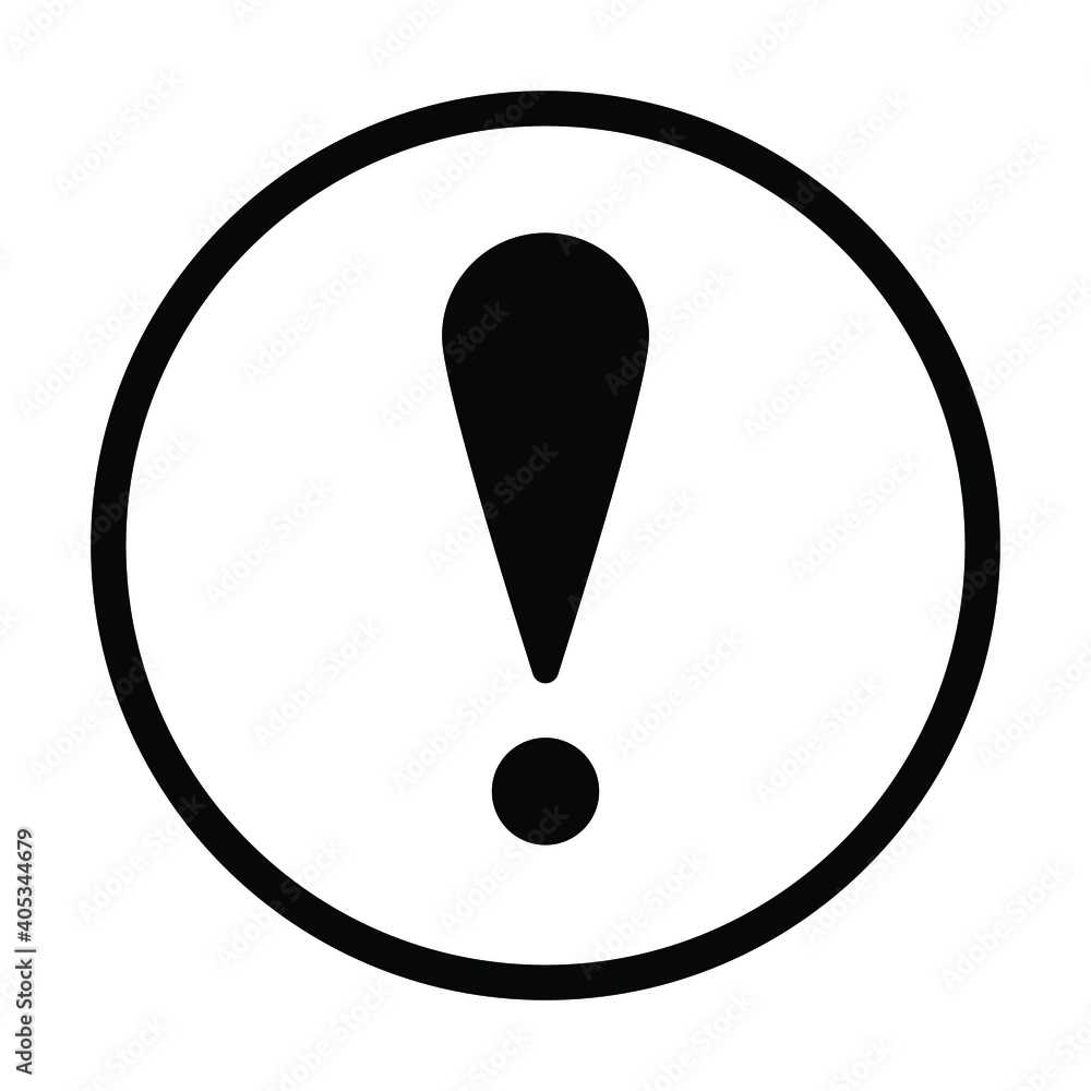 exclamation mark icon exclamation mark icon