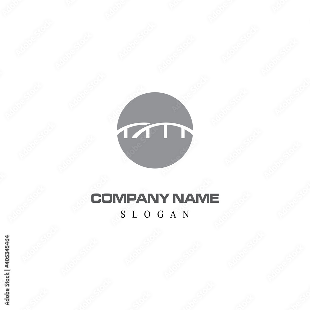 Bridge Logo Template vector icon illustration design Bridge Logo Template vector icon illustration design