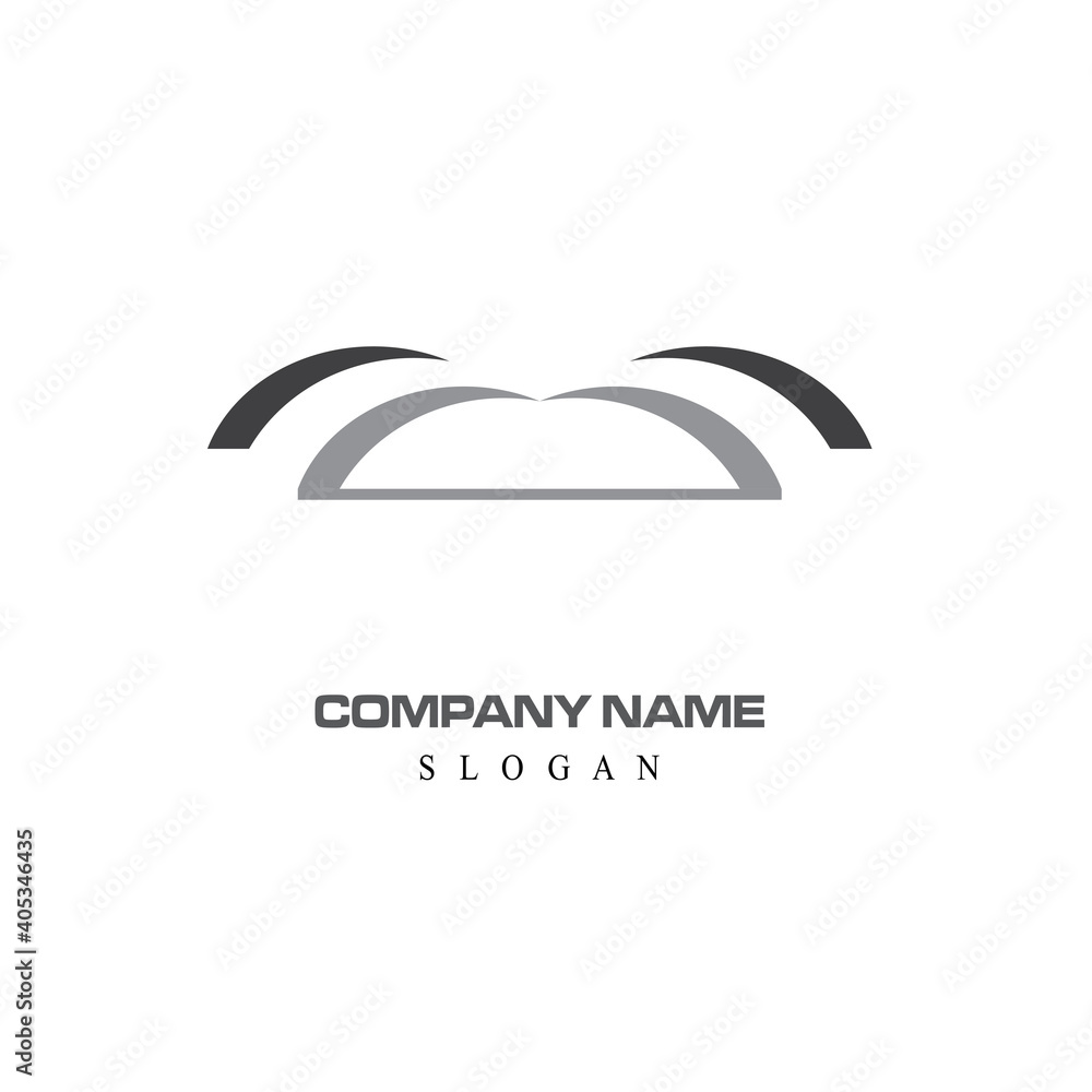 Bridge Logo Template vector icon illustration design Bridge Logo Template vector icon illustration design