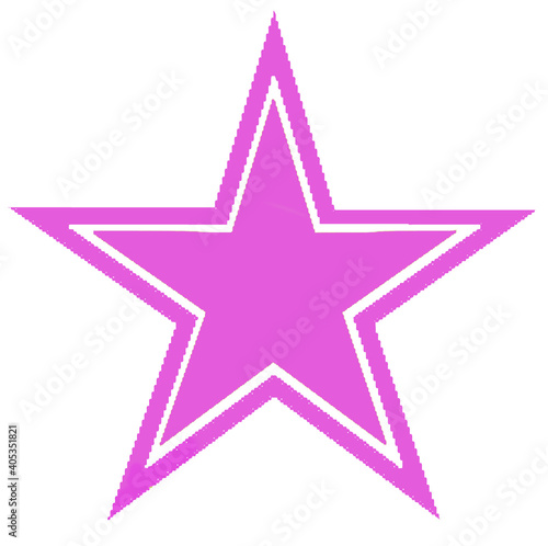 Purple Star Graphic