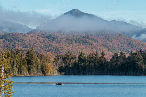 Lone paddler on Boreas Ponds