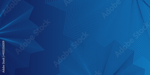 Futuristic, High Tech, blue background, with network lines conveying a connectivity concept. Blue abstract background with light blue lines