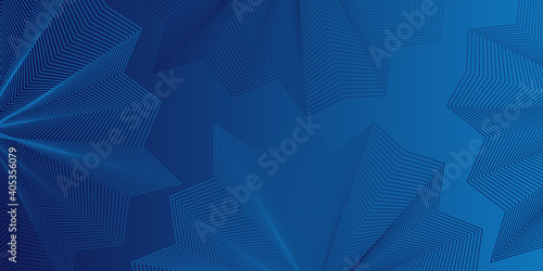 Futuristic, High Tech, blue background, with network lines conveying a connectivity concept. Blue abstract background with light blue lines