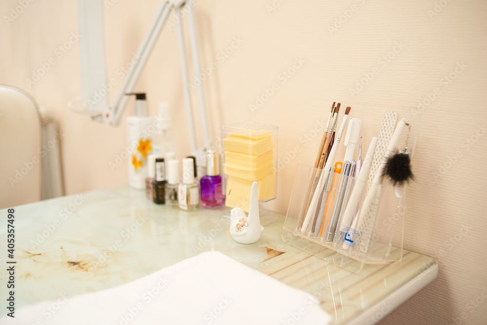 The process of the master of manicure and pedicure close-up. High quality FullHD footage The process of the master of manicure and pedicure close-up. High quality FullHD footage
