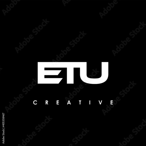 ETU Letter Initial Logo Design Template Vector Illustration