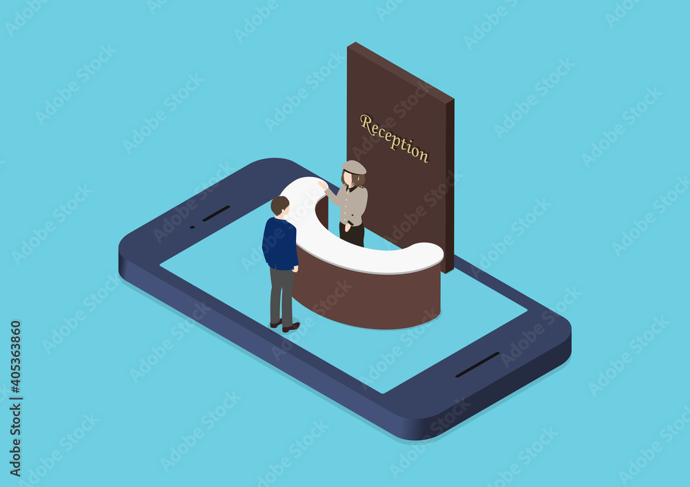 ホテルのオンライン予約 オムニチャネルのイラスト素材 Stock Vector Adobe Stock ホテルのオンライン予約 オムニチャネルのイラスト素材 Stock Vector Adobe Stock