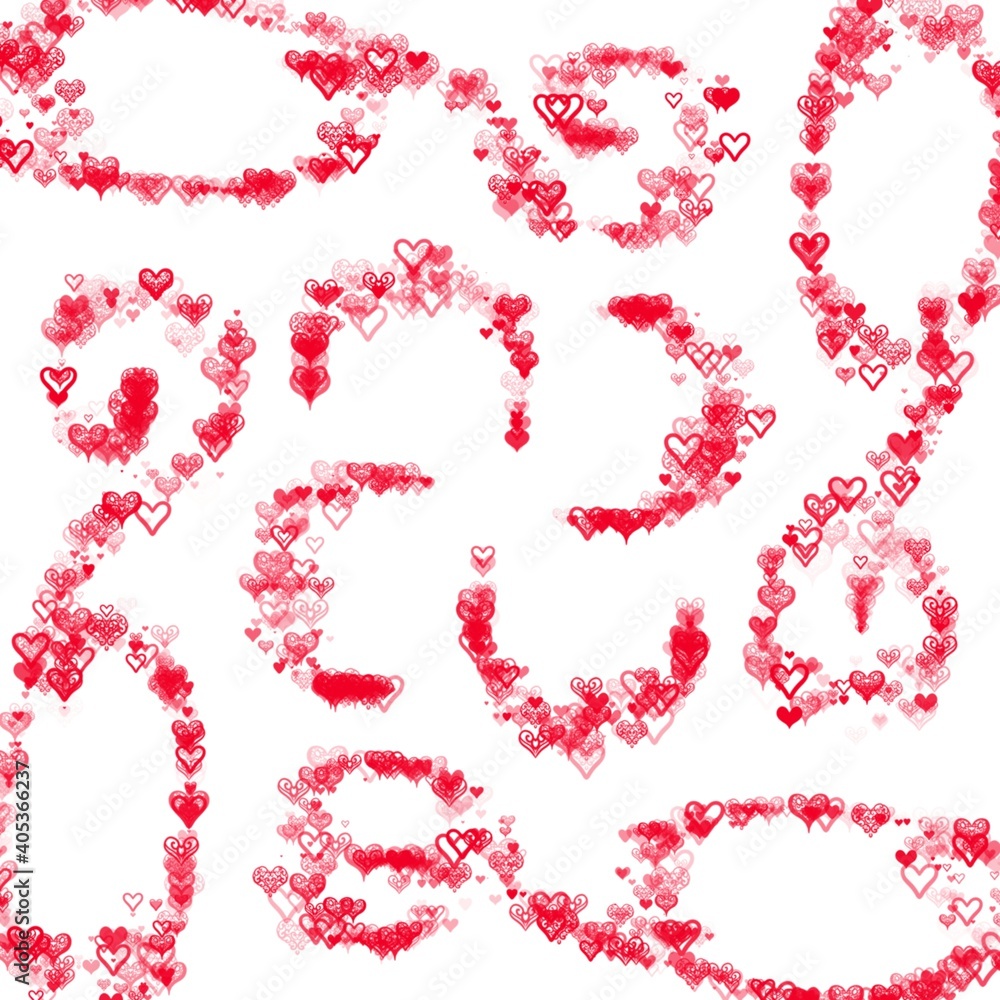 Red heart collection icon, love symbol, isolated on white. illustration. Lines of red and yellow hearts. A cluster of hearts. Red heart collection icon, love symbol, isolated on white. illustration. Lines of red and yellow hearts. A cluster of hearts.
