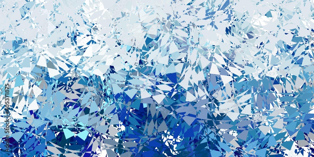 Dark blue vector template with triangle shapes. Dark blue vector template with triangle shapes.