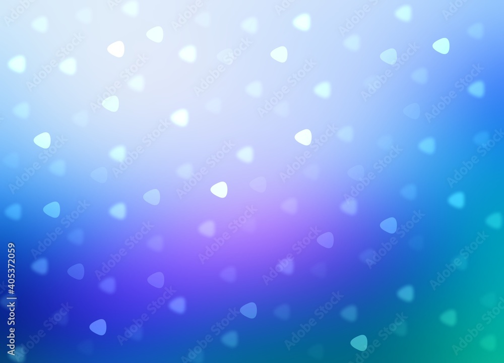 Fantasy blue sky gradient with bokeh twinkles abstract pattern.