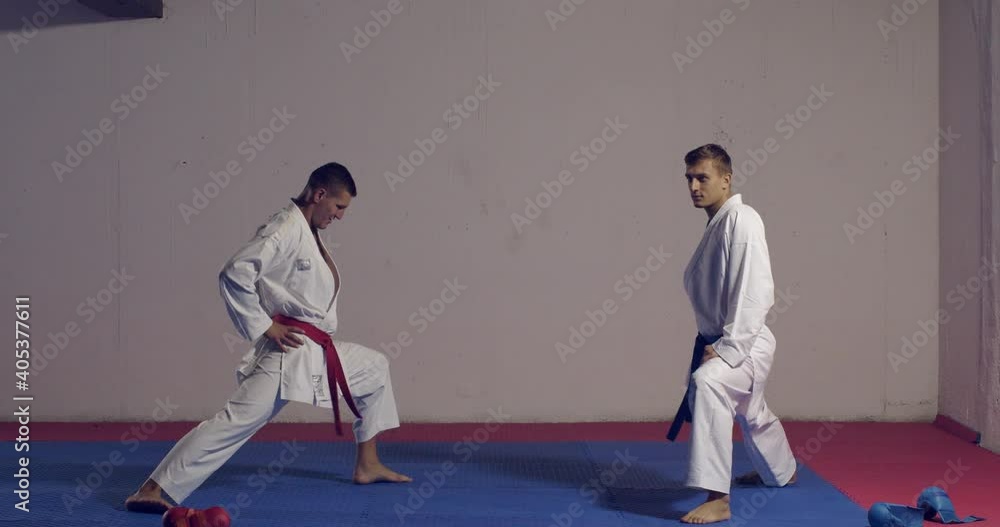 Karate training Karate training