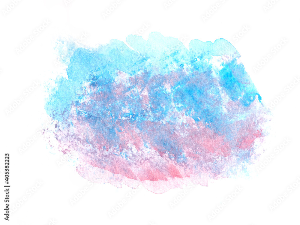 Beautiful abstract splash blue and red watercolor on white background. The concept for for design, wallpaper, banner.. Beautiful abstract splash blue and red watercolor on white background. The concept for for design, wallpaper, banner..