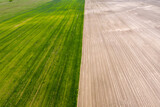 
farm field, agriculture, view from above